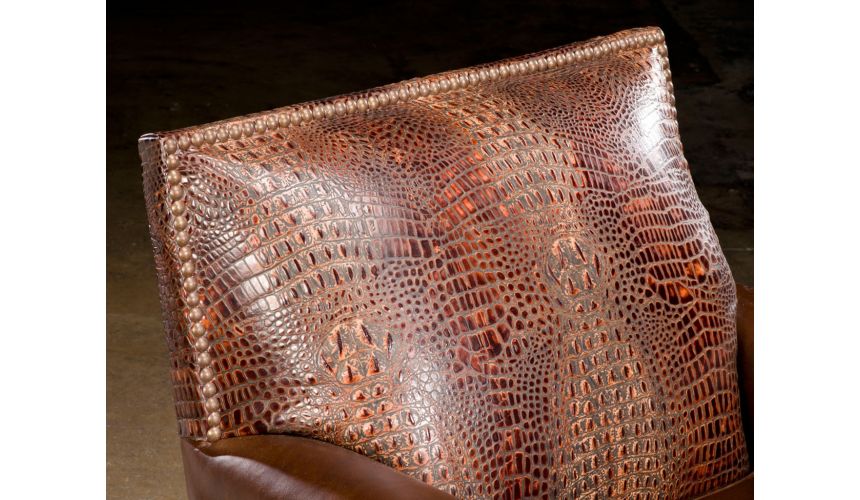 Luxury Leather & Upholstered Furniture Cool leather accent chair. 47