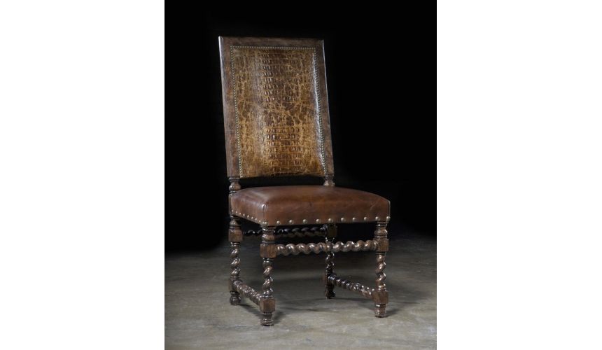 Luxury Leather & Upholstered Furniture Cool looking western chair luxury furniture