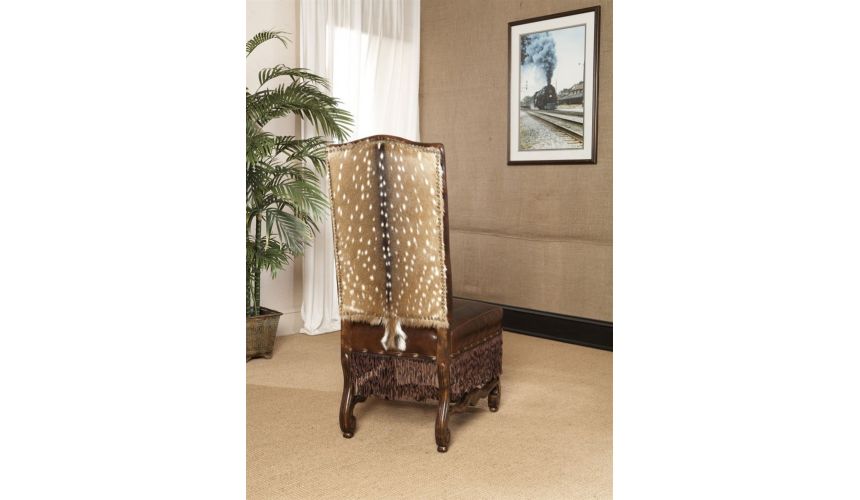 Luxury Leather & Upholstered Furniture Cool looking western chair luxury furniture