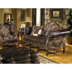 SOFA, COUCH & LOVESEAT cool western style furniture custom sofa chair ottoman