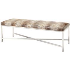Luxury Leather & Upholstered Furniture Sturdy Bench