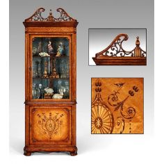 Breakfronts & China Cabinets Corner china cabinet high end dining rooms, dining room sets