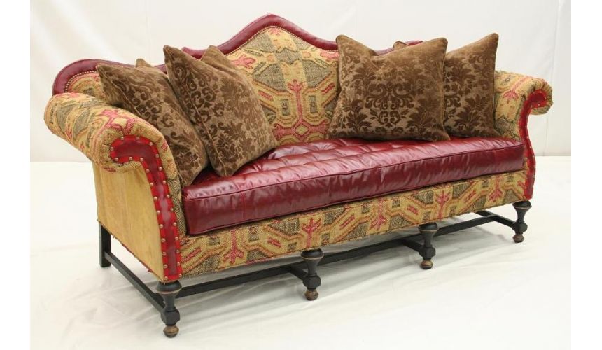 SOFA, COUCH & LOVESEAT Luxury Leather Furniture, Country Sofa