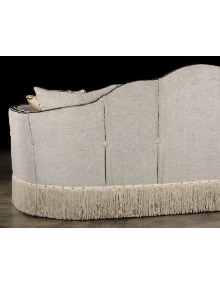 SOFA, COUCH & LOVESEAT High Style Luxury Upholstered Furniture, Curvy Sofa