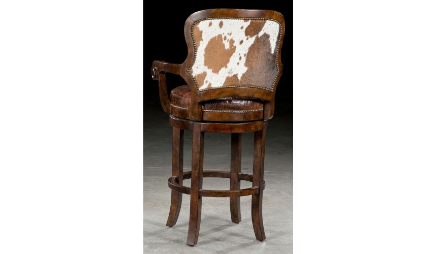 Luxury Leather & Upholstered Furniture Custom bar or counter stool 67