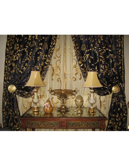 DINING ROOM FURNITURE Custom drapes, window treatments bedding and blinds