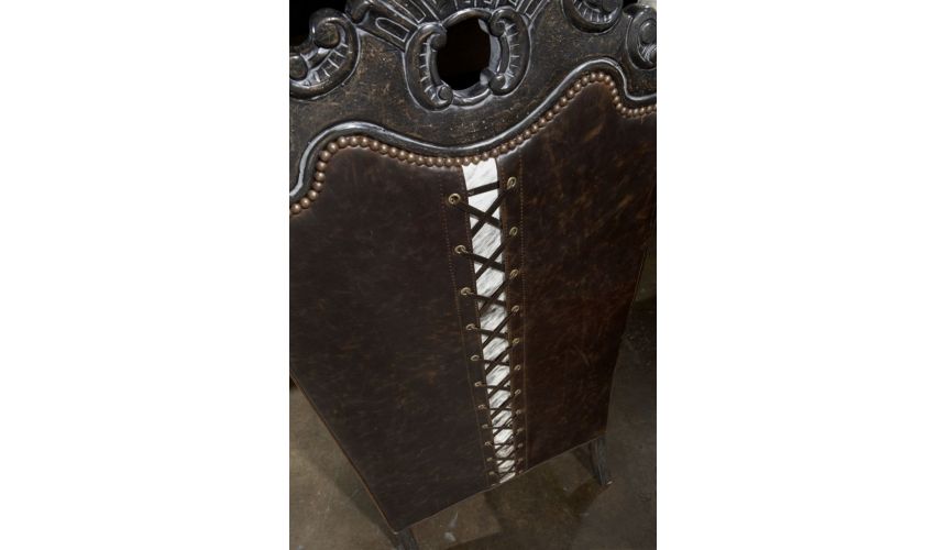 Luxury Leather & Upholstered Furniture Custom made hair hide furniture high end