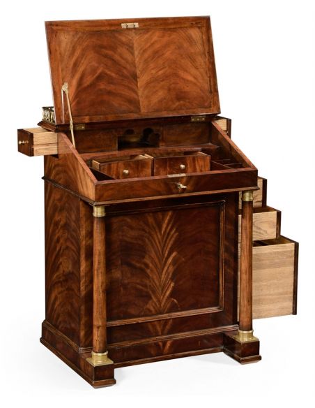 Executive Desks Classic antique reproduction furniture. davenport cabinet