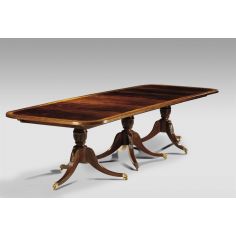 Dining Tables Luxury Home Furnishings. Triple Base Dining Table