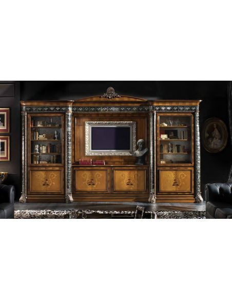 High end china display cabinet Italian furniture