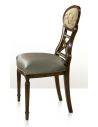 Dining Chairs High end dining room furniture with silvered glomis decoration