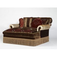 SETTEES, CHAISE, BENCHES Double Chair high style, leather, fabric