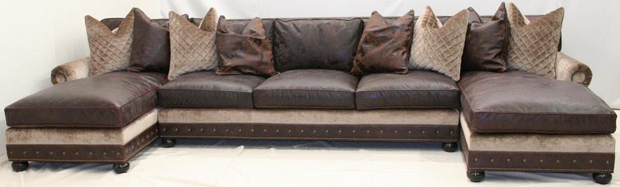 large double chaise sectional sofa