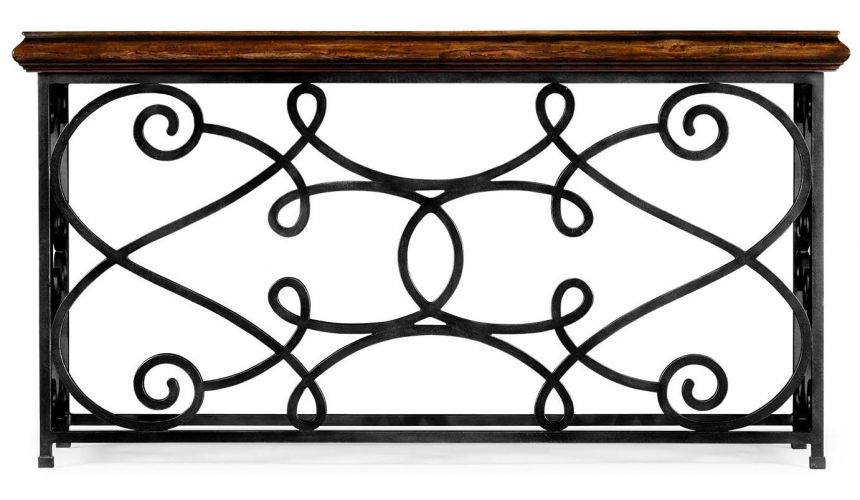 Console & Sofa Tables Simple Rectangular Console Table with Iron Base