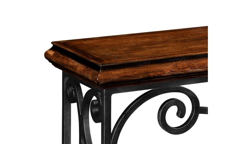 Console & Sofa Tables Simple Rectangular Console Table with Iron Base