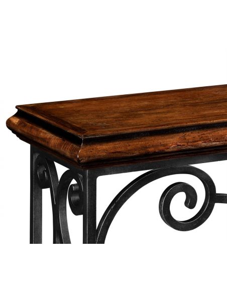 Console & Sofa Tables Simple Rectangular Console Table with Iron Base