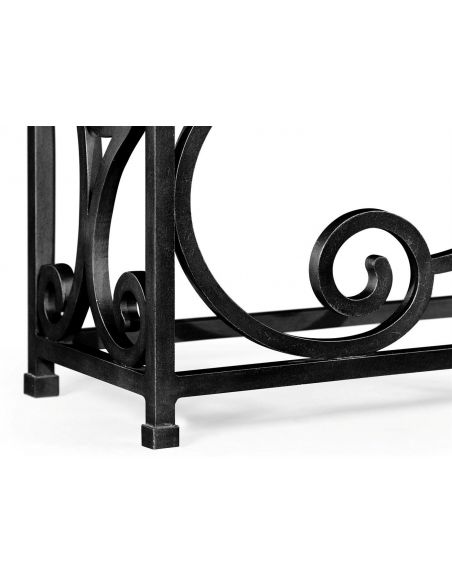 Console & Sofa Tables Simple Rectangular Console Table with Iron Base