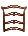 Dining Chairs Mahogany Floral Ladder Back Dining Chair