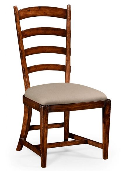 French ladderback style side chair
