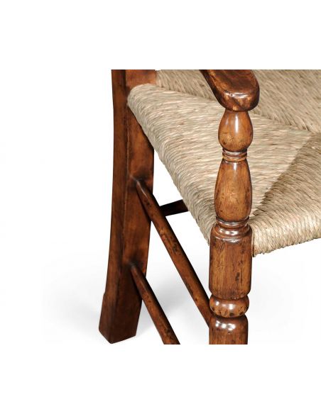 Dining Chairs Country Ladder Back Dining Arm Chair