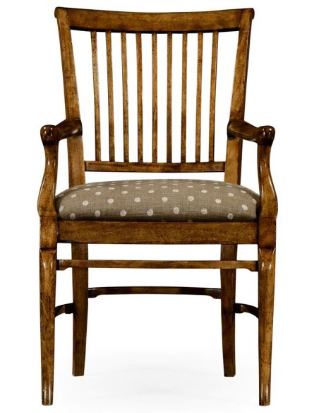 Dining Chairs Irish Grill Back Armchair
