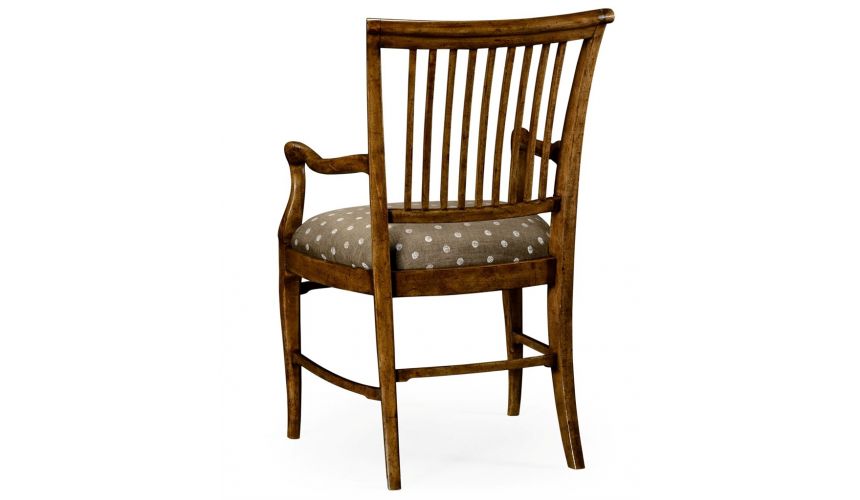 Dining Chairs Irish Grill Back Armchair
