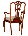 Dining Chairs 18th Century Mahogany Dining Armchair with Cabriole Legs