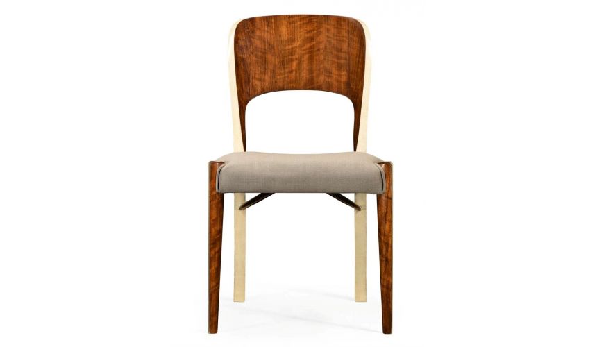 Dining Chairs Modern Hyedua & Ivory Side Dining Chair