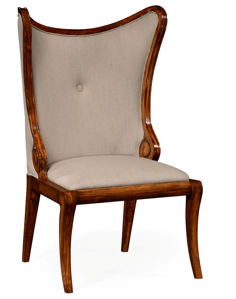 Dining Chairs Butterfly Style Wingback Upholstered Dining Side Chair