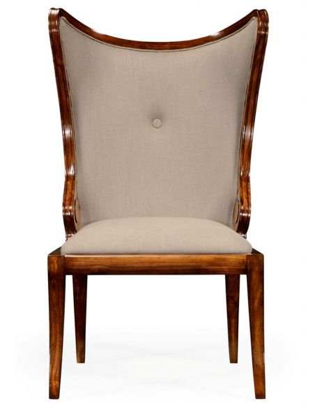 Dining Chairs Butterfly Style Wingback Upholstered Dining Side Chair