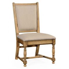 Dining Chairs Country Style Natural Oak Side Dining Chair