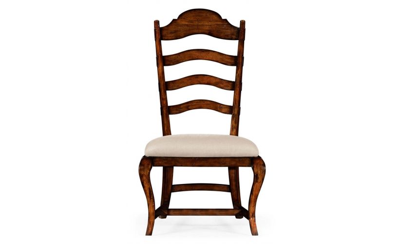 Rustic ladder back online chairs