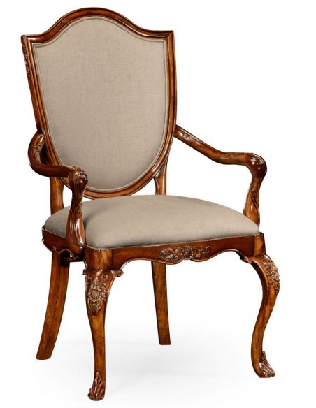 Classic Hepplewhite Style Dining Armchair