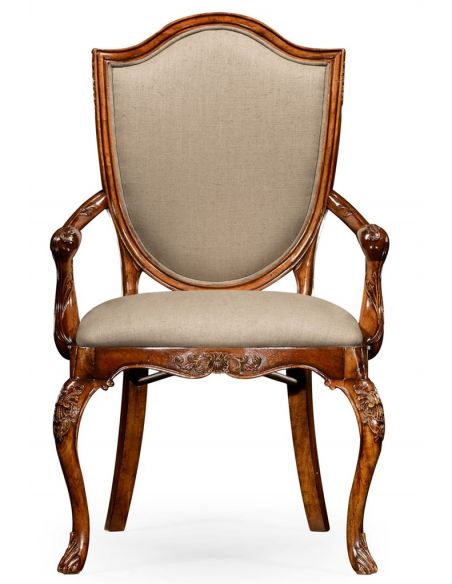 Dining Chairs Classic Hepplewhite Style Dining Armchair