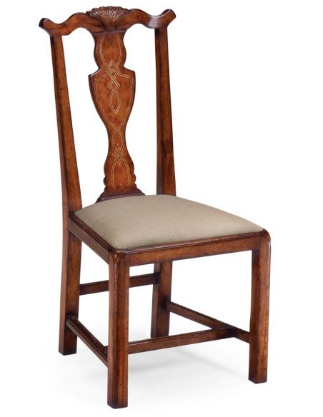 Provincial Chippendale Style Side Dining Chair