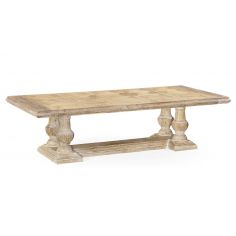 Dining Tables Heavy Distressed Limed Acacia Dining Table