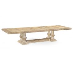 Dining Tables Heavy Distressed Limed Acacia Dining Table 2
