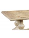 Dining Tables Heavy Distressed Limed Acacia Dining Table