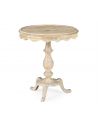 Round and Oval Coffee tables Limed Acacia Round Lamp or Breakfast Table