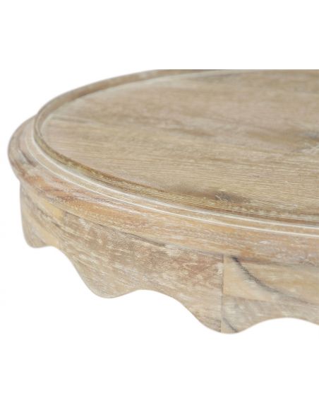 Round and Oval Coffee tables Limed Acacia Round Lamp or Breakfast Table