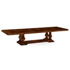 Dining Tables Country Style Dining Table with Pedestal Bases 2