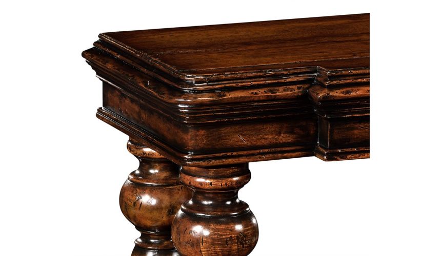 Console & Sofa Tables Stylish Rectangular Walnut Console Table
