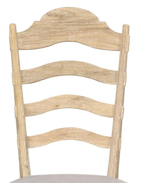 Dining Chairs Limed Acacia Ladderback Dining Side Chair