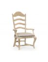 Dining Chairs Limed Acacia Ladderback Dining Armchair