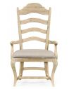 Dining Chairs Limed Acacia Ladderback Dining Armchair