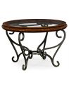 Coffee Tables Round Walnut Coffee Table with Glass Top Centre