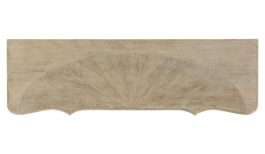 Breakfronts & China Cabinets Washed Acacia Belleville Buffet