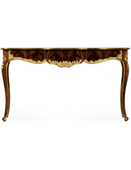 Console & Sofa Tables Antiqued Mahogany Console Table