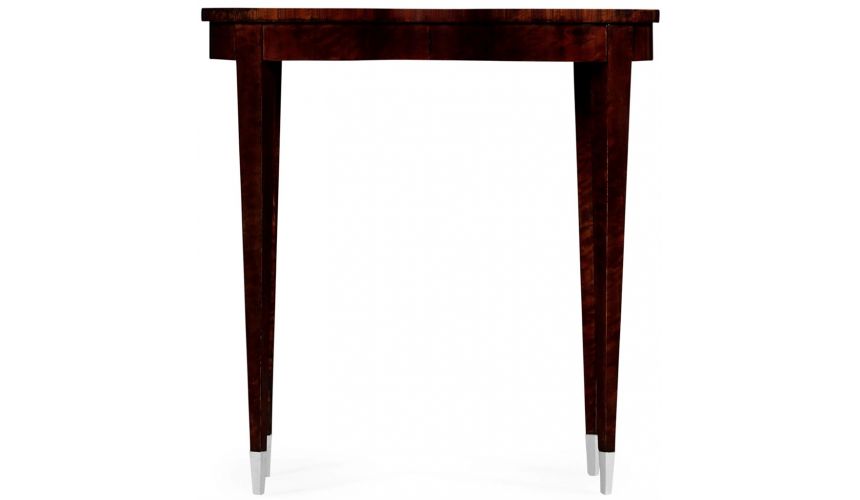 Bean Shaped Black Eucalyptus End Table