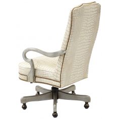 Office Chairs Nail Head Swivel Executive Chair 2